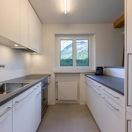 Cosy Facing Piz Rosatsch شقة *