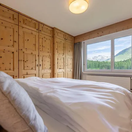 Cosy Facing Piz Rosatsch شقة سانت موريتز